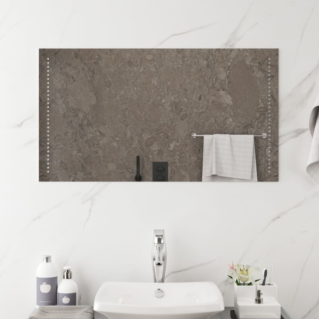 vidaXL LED Bathroom Mirror 50x90 cm 4