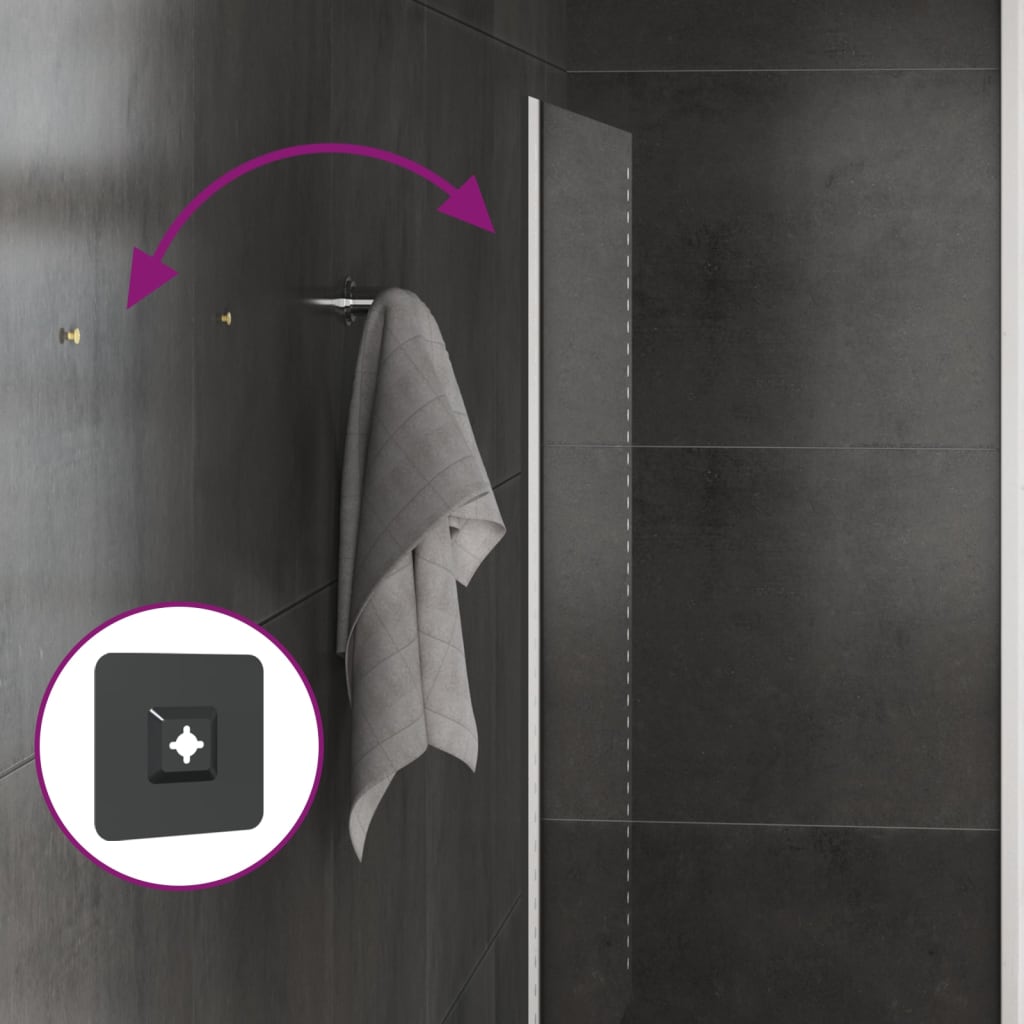vidaXL LED Bathroom Mirror 50x90 cm 5
