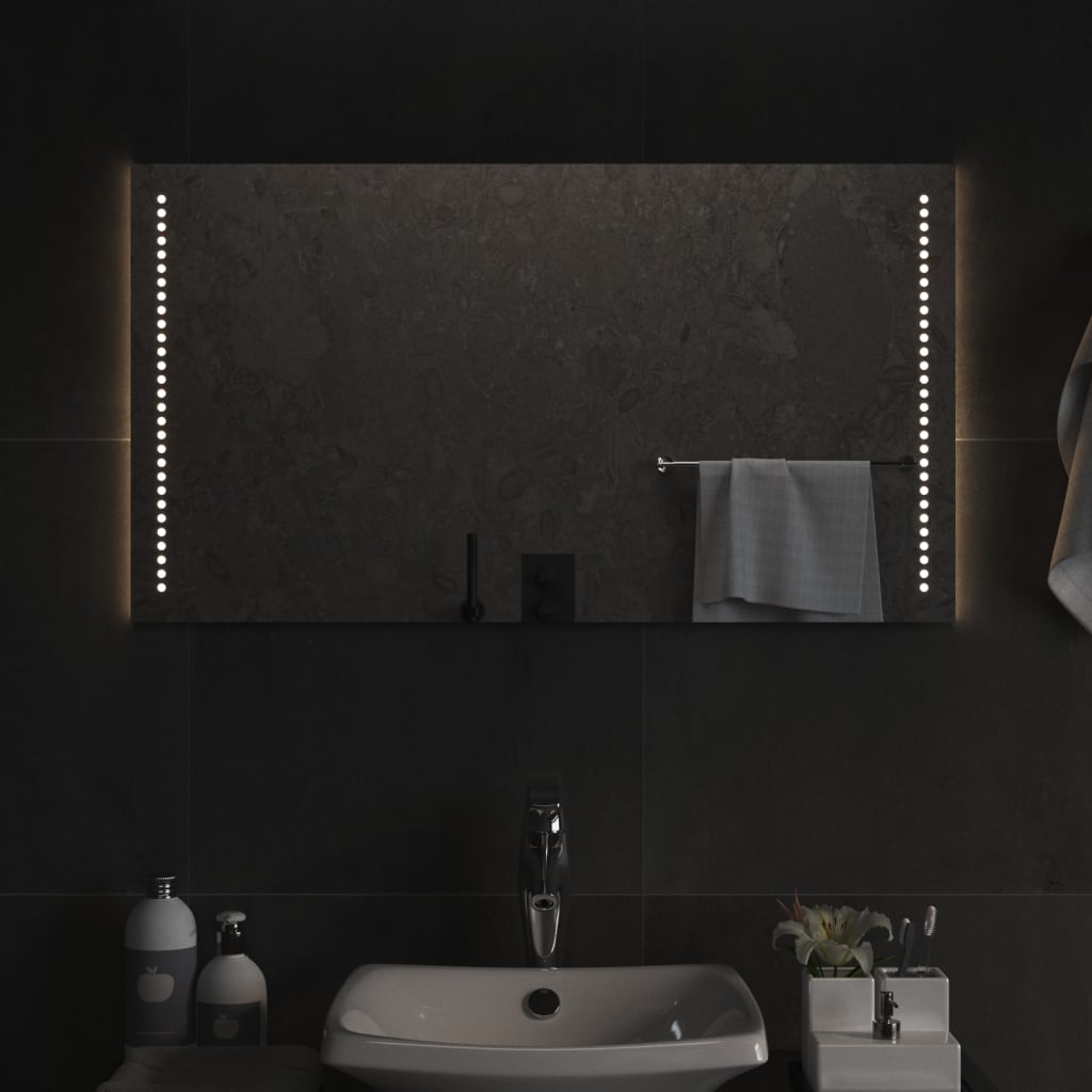 vidaXL LED Bathroom Mirror 50x90 cm 1