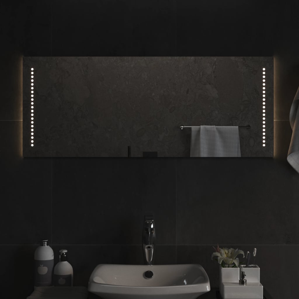 vidaXL LED Bathroom Mirror 40x100 cm 1
