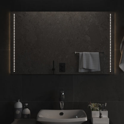 LED Bathroom Mirror Length 100 cm 60 cm