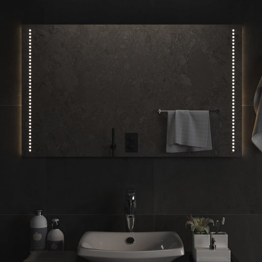 vidaXL LED Bathroom Mirror 60x100 cm 1