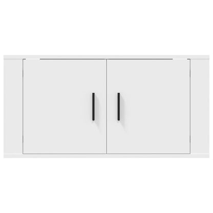 vidaXL Wall Mounted TV Cabinet White 80x34,5x40 cm 4