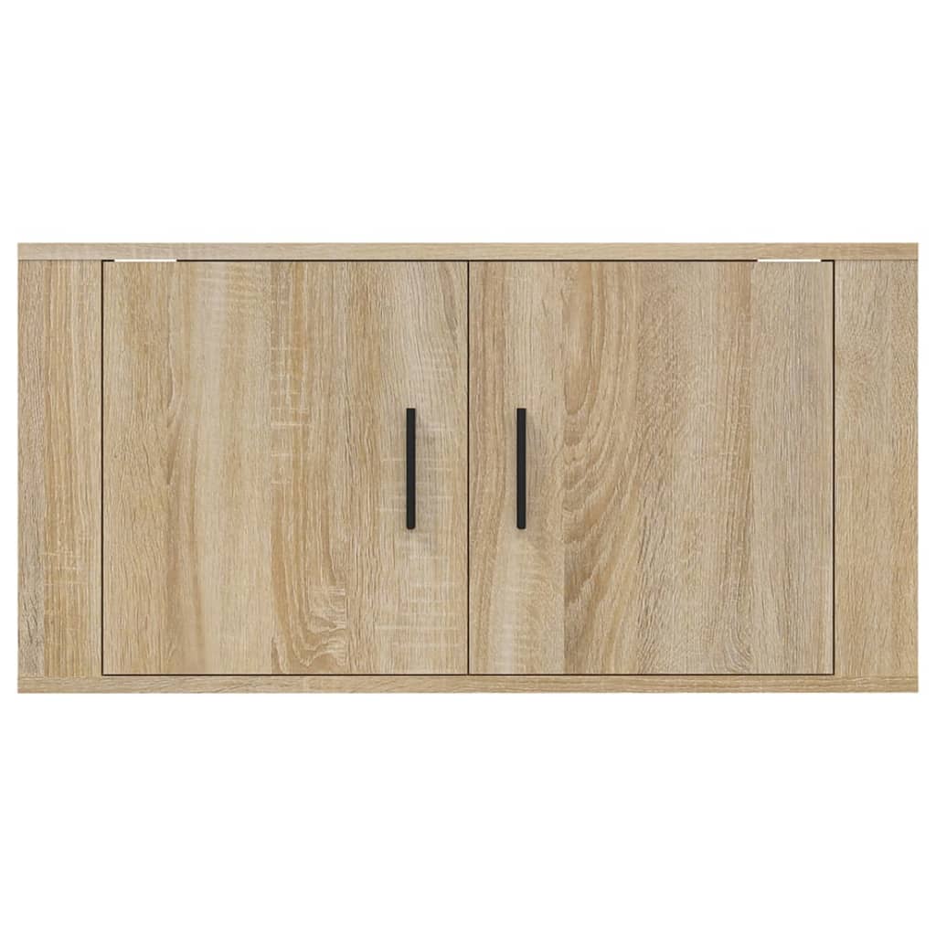 vidaXL Wall Mounted TV Cabinet Sonoma Oak 80x34,5x40 cm 4