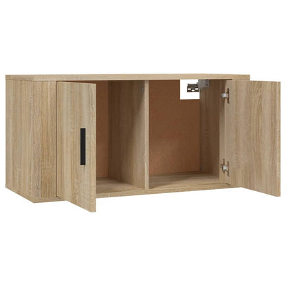 vidaXL Wall Mounted TV Cabinet Sonoma Oak 80x34,5x40 cm 5