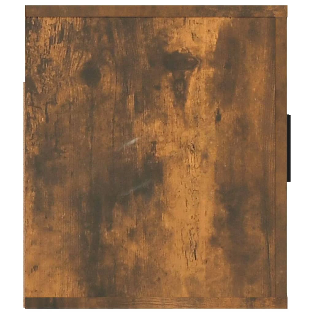 vidaXL Wall Mounted TV Cabinet Smoked Oak 80x34,5x40 cm 6