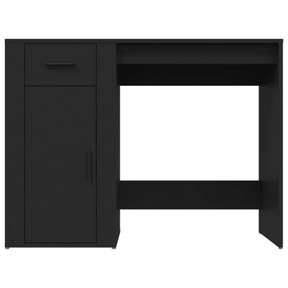 vidaXL Desk Black 100x49x75 cm Engineered Wood 6