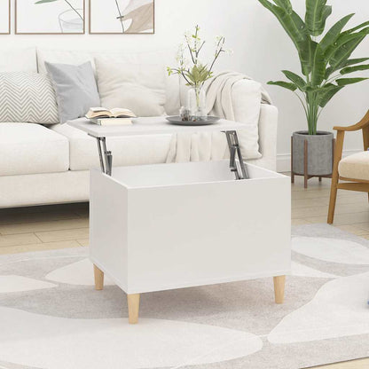 vidaXL Coffee Table White 60x44,5x45 cm Engineered Wood 1