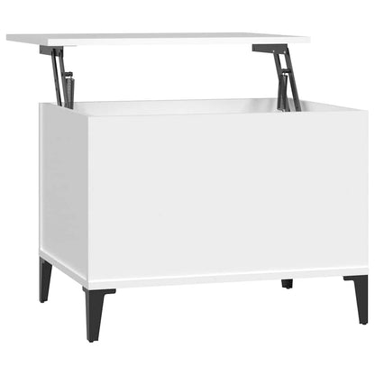 vidaXL Coffee Table White 60x44,5x45 cm Engineered Wood 2