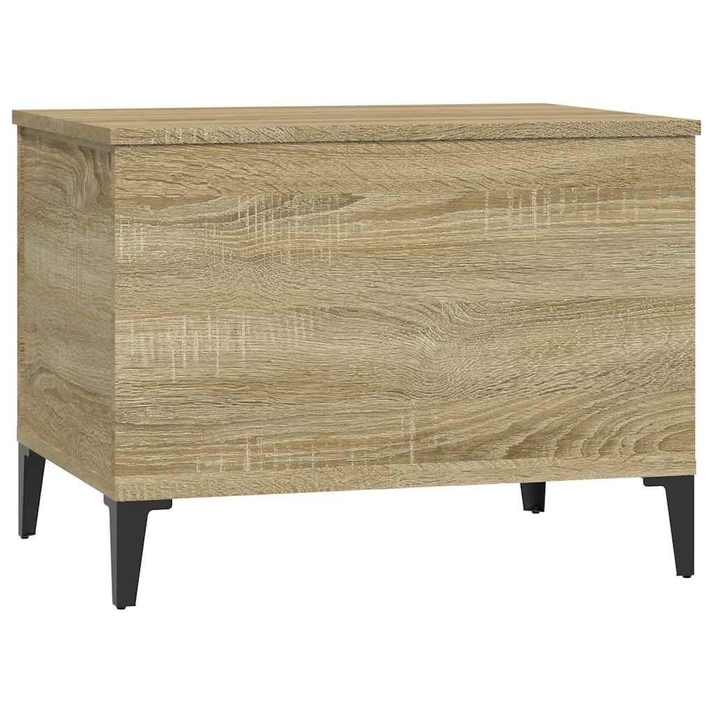 vidaXL Coffee Table Sonoma Oak 60x44,5x45 cm Engineered Wood 4