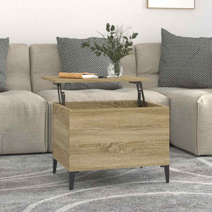 vidaXL Coffee Table Sonoma Oak 60x44,5x45 cm Engineered Wood 1