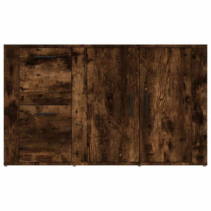 vidaXL Sideboard Smoked Oak 100x33x59.5 cm Engineered Wood 6