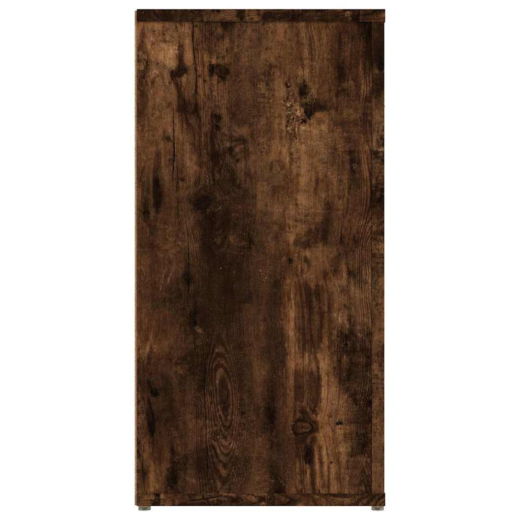 vidaXL Sideboard Smoked Oak 100x30x59,5 cm Engineered Wood 6