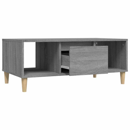 vidaXL Coffee Table Grey Sonoma 90x50x36,5 cm Engineered Wood 6