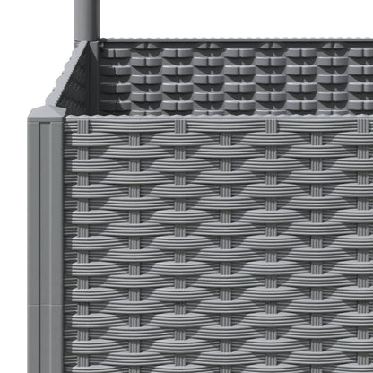 vidaXL Garden Planter Light Grey 80 x 40 x 136 cm 6