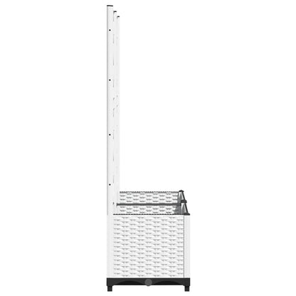 vidaXL Garden Planter White 80 x 40 x 136 cm 5