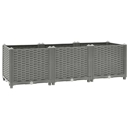 vidaXL Raised Bed 120x40x38 cm Polypropylene 1