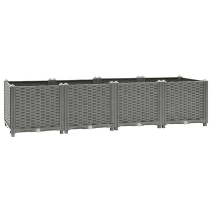vidaXL Raised Bed 160x40x38 cm Polypropylene 1
