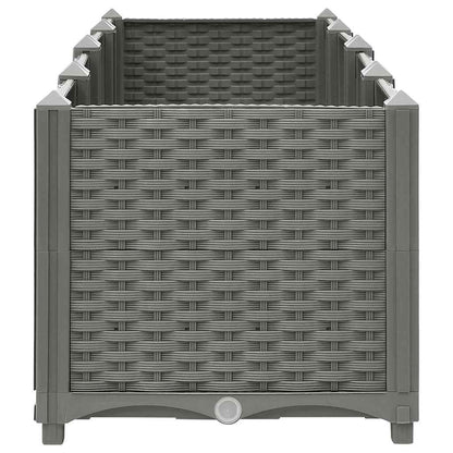 vidaXL Raised Bed 160x40x38 cm Polypropylene 3