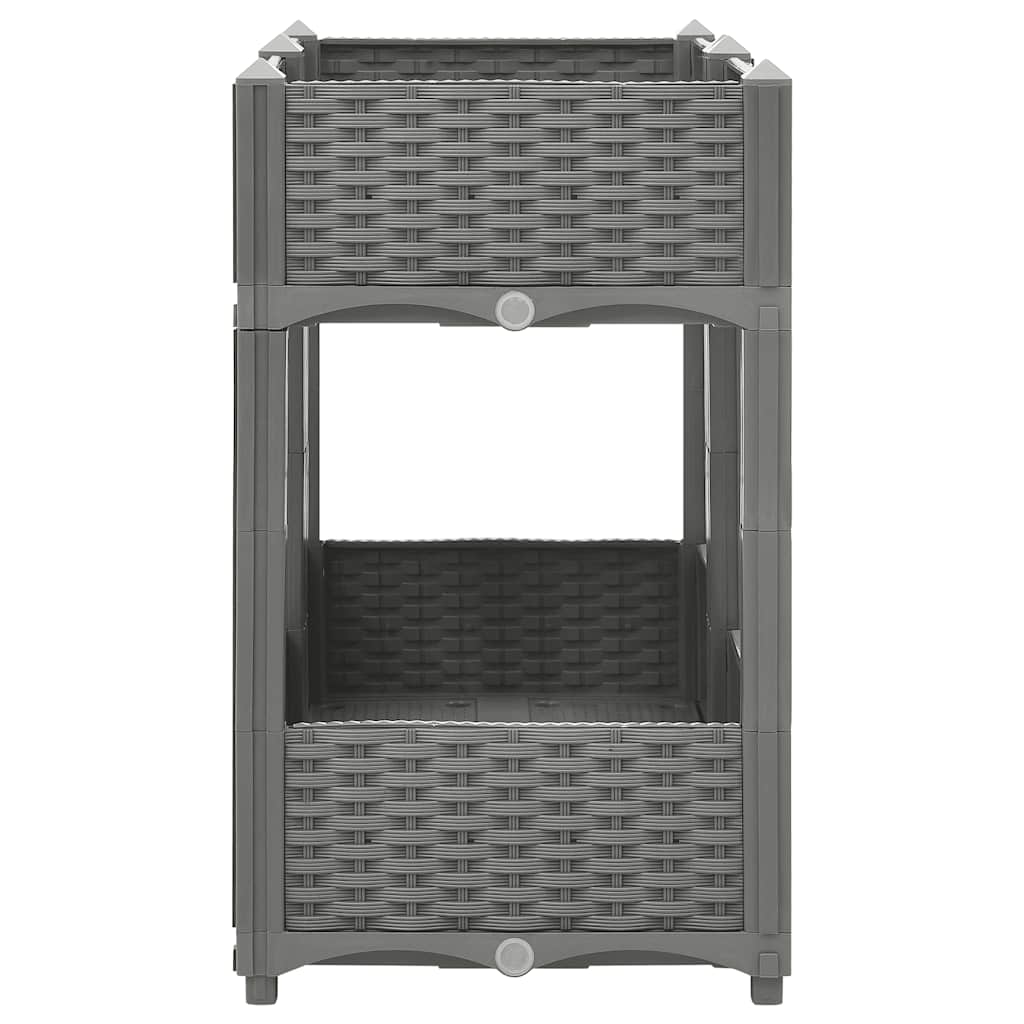 vidaXL Raised Bed 80x40x71 cm Polypropylene 3