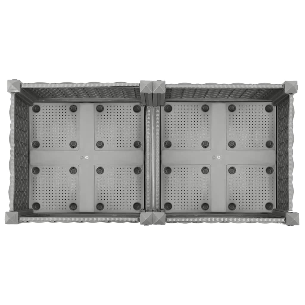 vidaXL Raised Bed 80x40x71 cm Polypropylene 4