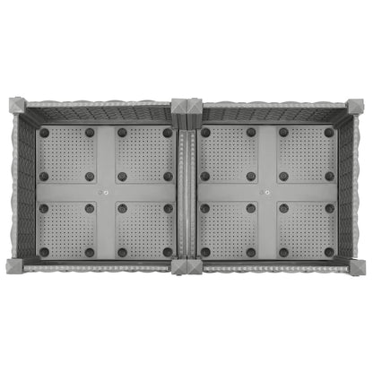 vidaXL Raised Bed 80x40x71 cm Polypropylene 4