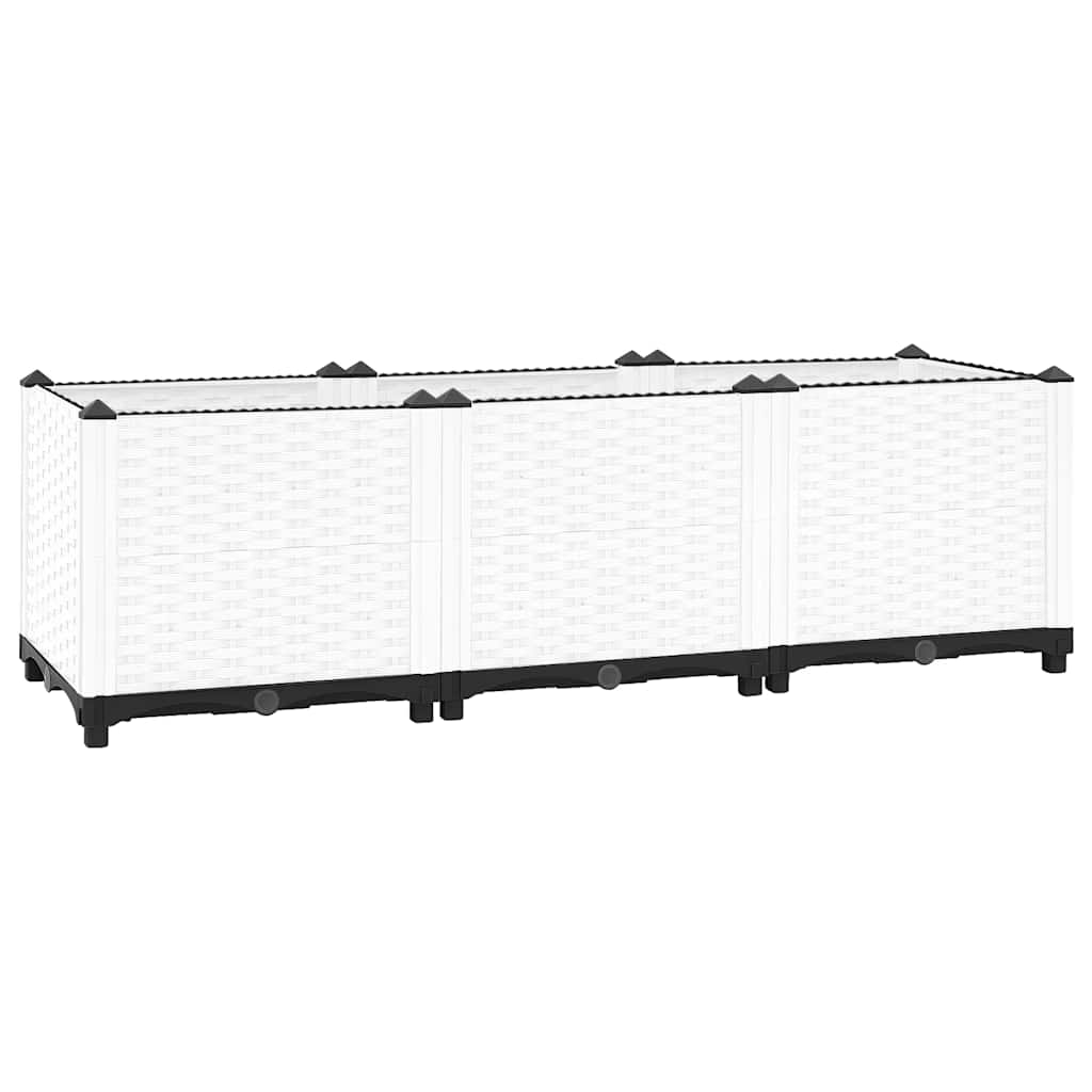 vidaXL Raised Bed 120x40x38 cm Polypropylene 1