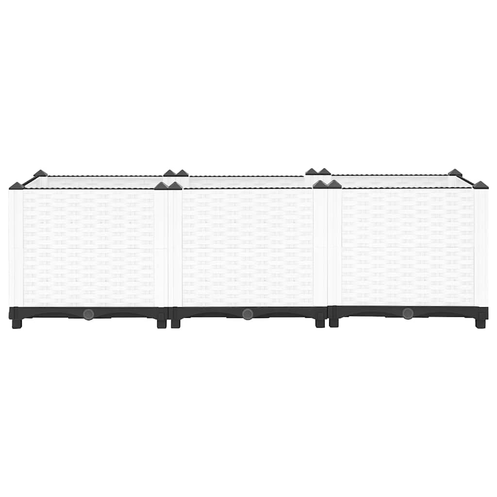 vidaXL Raised Bed 120x40x38 cm Polypropylene 2
