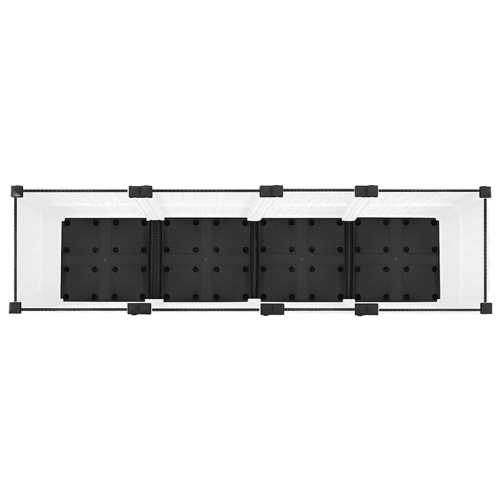 vidaXL Raised Bed 160x40x38 cm Polypropylene 4