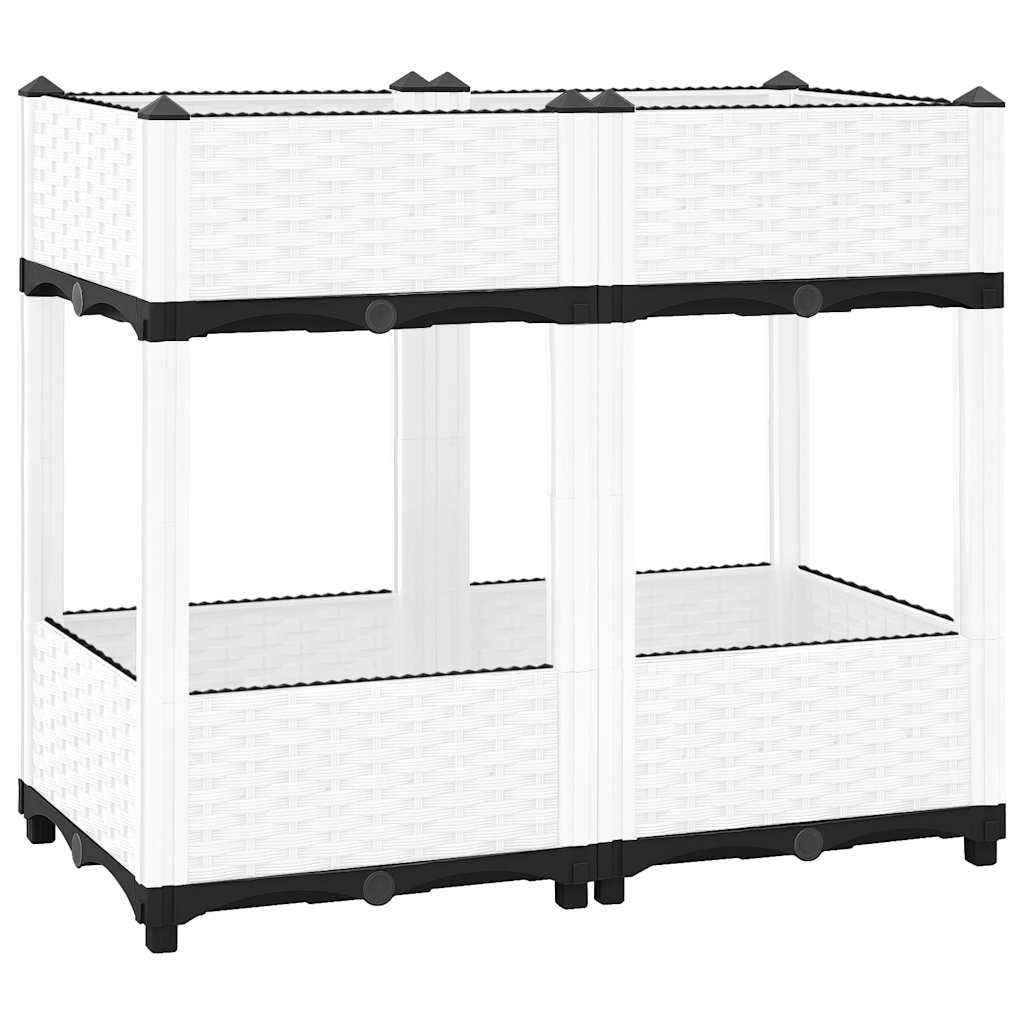 vidaXL Raised Bed 80x40x71 cm Polypropylene 1