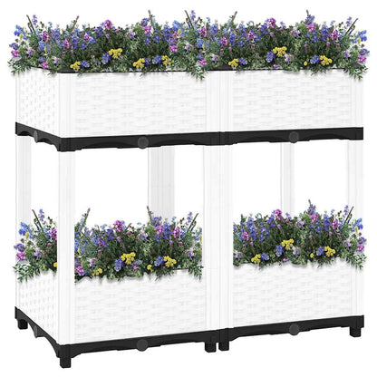 vidaXL Raised Bed 80x40x71 cm Polypropylene 6