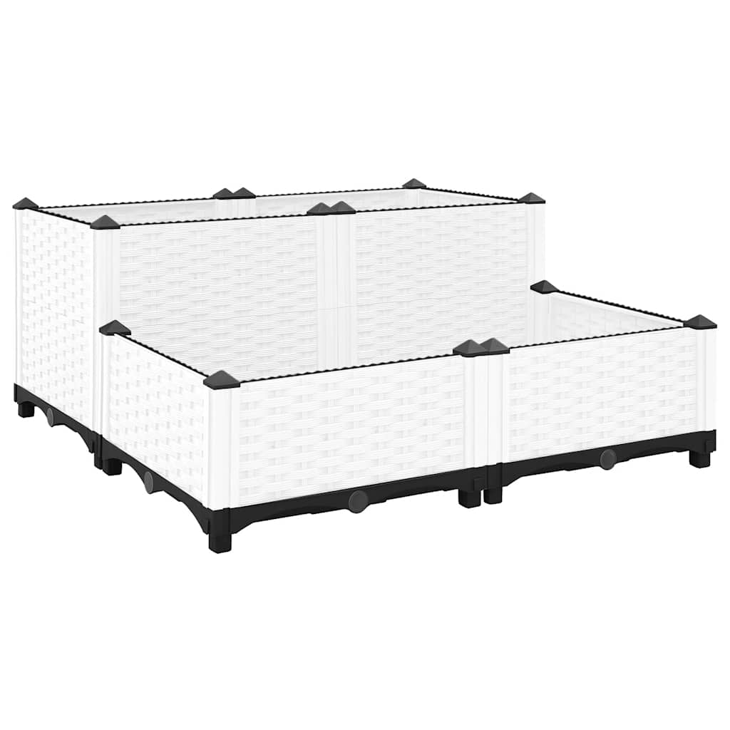 vidaXL Raised Bed 80x80x38 cm Polypropylene 1