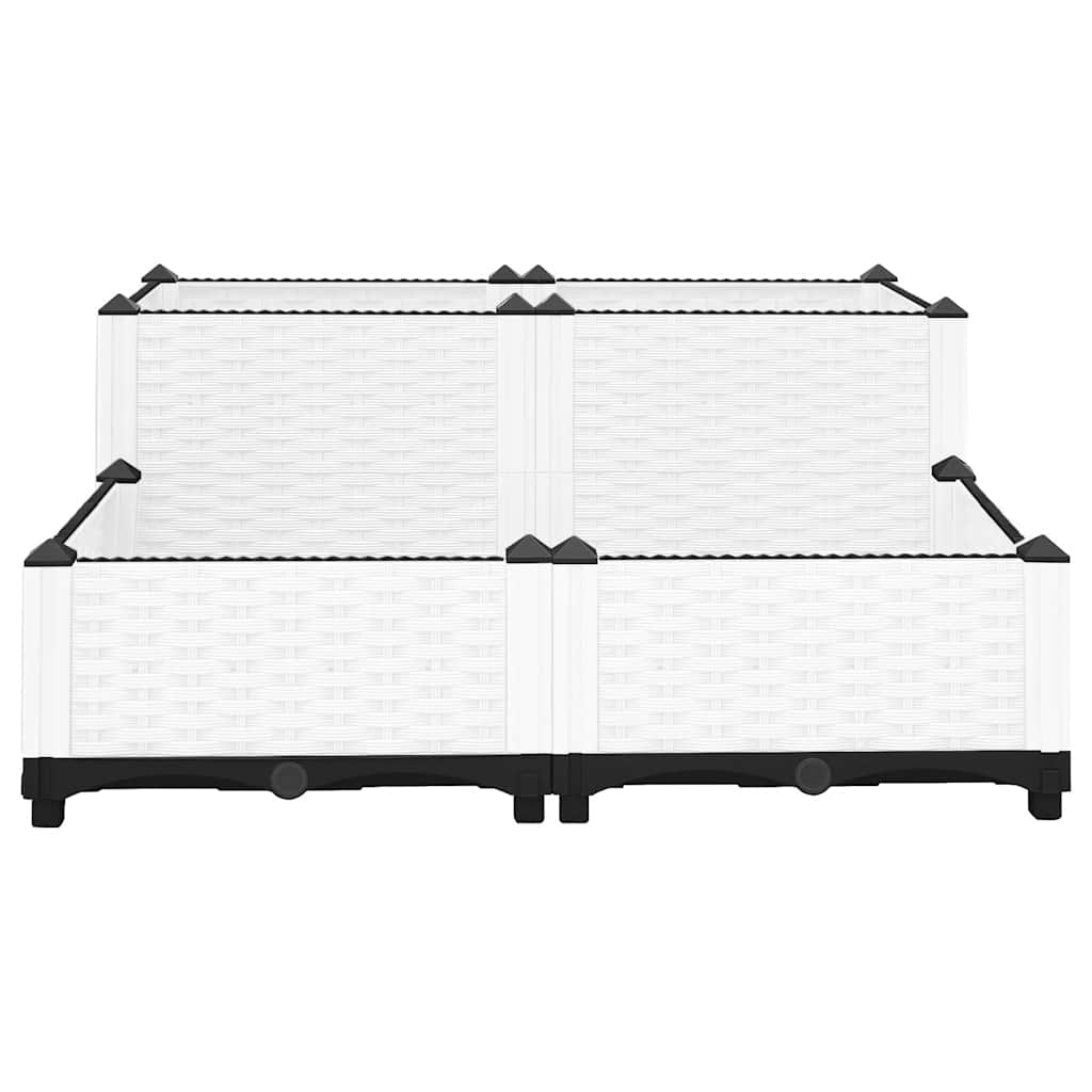 vidaXL Raised Bed 80x80x38 cm Polypropylene 2