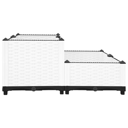 vidaXL Raised Bed 80x80x38 cm Polypropylene 3