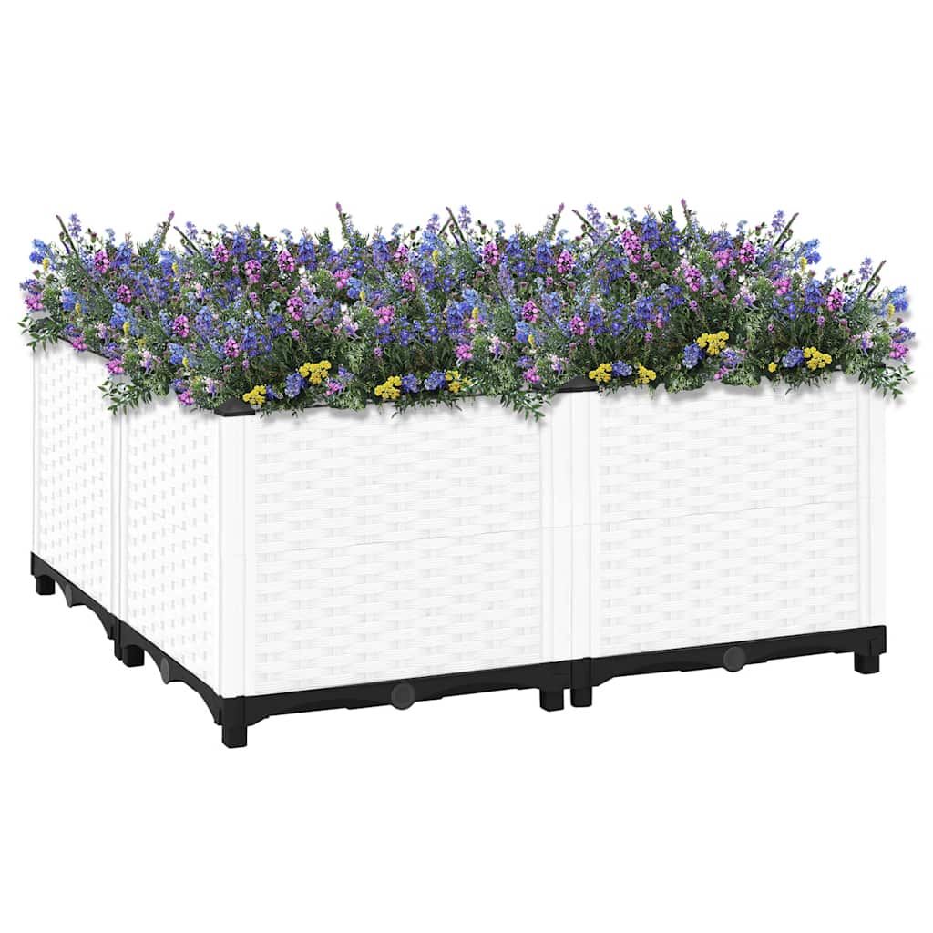 vidaXL Raised Bed 80x80x38 cm Polypropylene 5