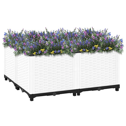 vidaXL Raised Bed 80x80x38 cm Polypropylene 5