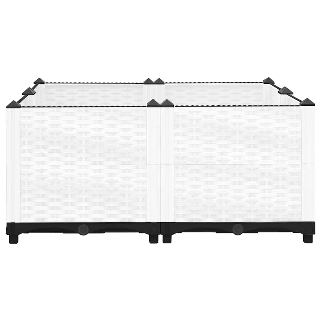 vidaXL Raised Bed 80x80x38 cm Polypropylene 2