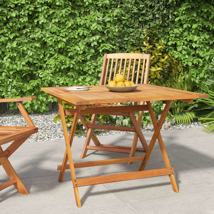 vidaXL Folding Garden Table Solid Acacia Wood