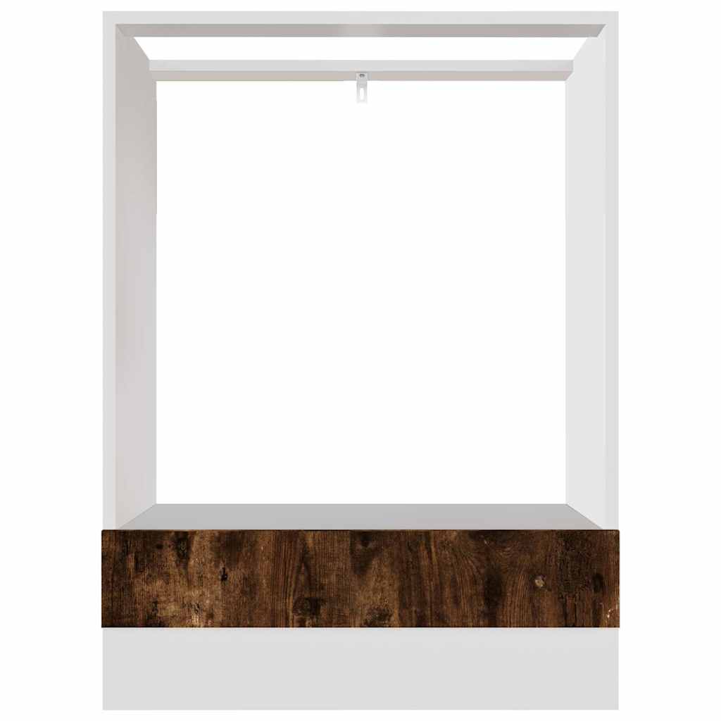 vidaXL Oven Cabinet Lyon Smoked Oak 60x46x81.5 cm Engineered Wood 5