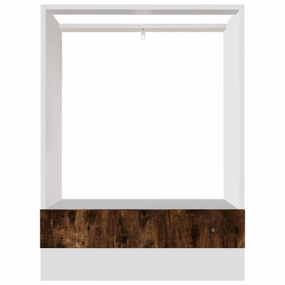 vidaXL Oven Cabinet Lyon Smoked Oak 60x46x81.5 cm Engineered Wood 5