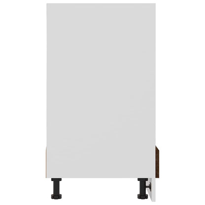 vidaXL Oven Cabinet Lyon Smoked Oak 60x46x81.5 cm Engineered Wood 6