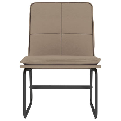 vidaXL Lounge Chair Cappuccino 54x75x76 cm Faux Leather 3