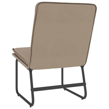 vidaXL Lounge Chair Cappuccino 54x75x76 cm Faux Leather 5