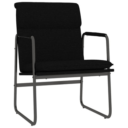 vidaXL Lounge Chair Black 55x64x80 cm Fabric 2