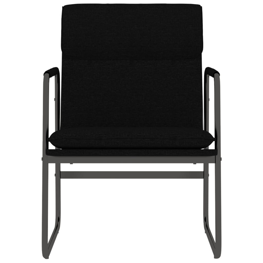 vidaXL Lounge Chair Black 55x64x80 cm Fabric 3
