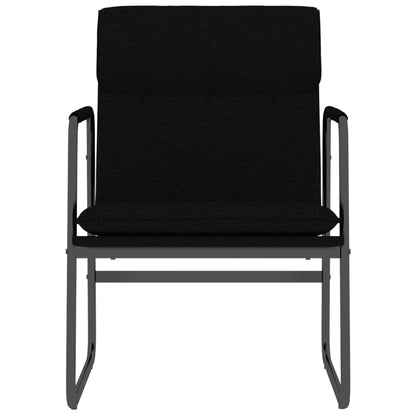 vidaXL Lounge Chair Black 55x64x80 cm Fabric 3