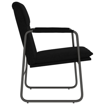 vidaXL Lounge Chair Black 55x64x80 cm Fabric 4