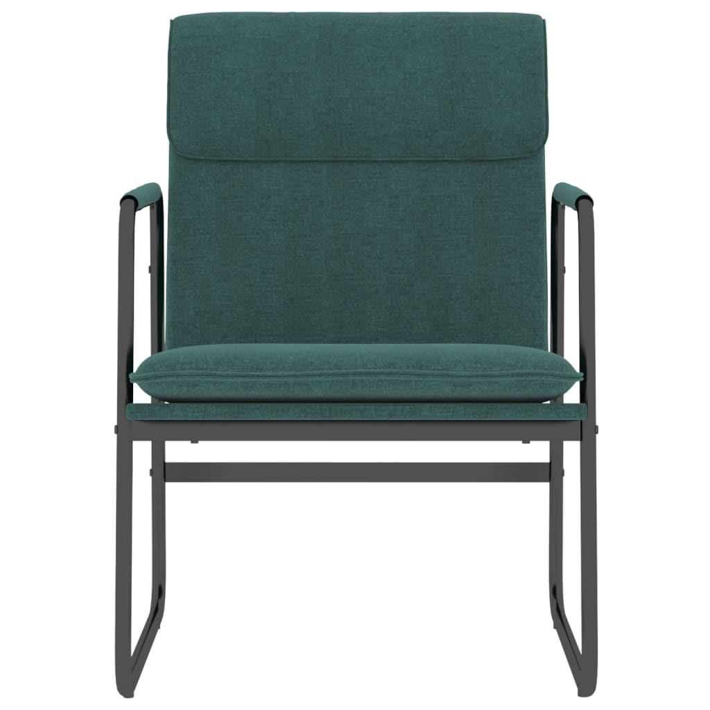 vidaXL Lounge Chair Dark Green 55x64x80 cm Fabric 3