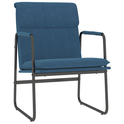 vidaXL Lounge Chair Blue 55x64x80 cm Fabric 2