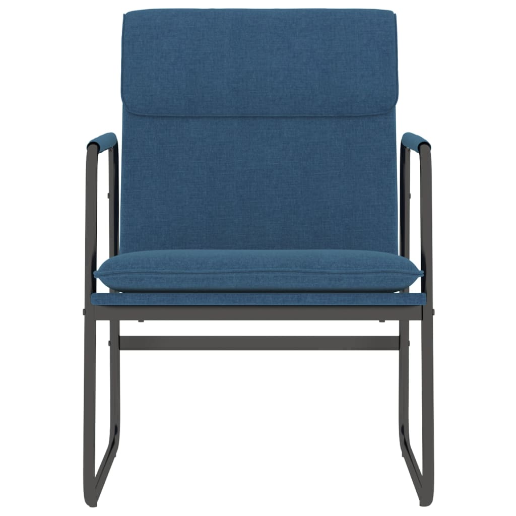 vidaXL Lounge Chair Blue 55x64x80 cm Fabric 3